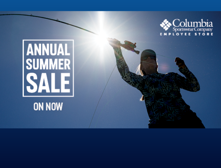 Columbia Employee Store - Annual Summer Sale on Now